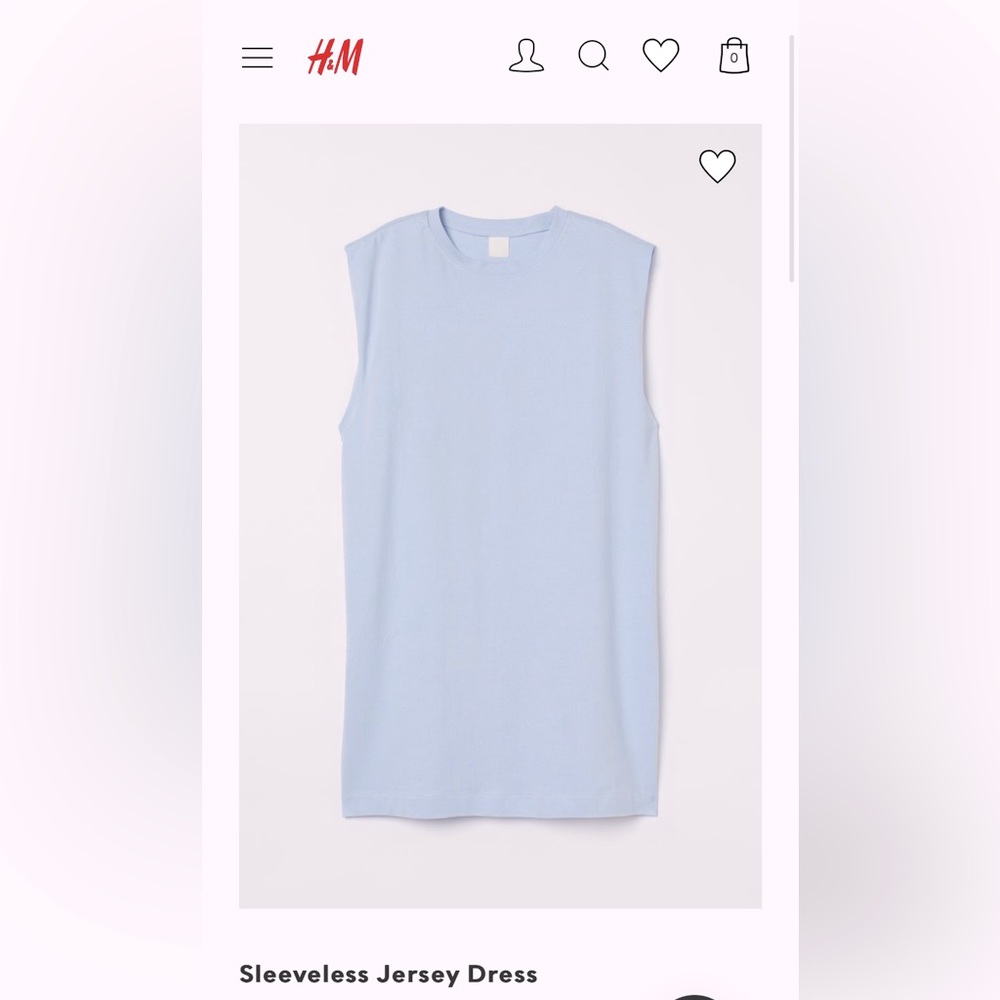 Blue Jersey dress - t-shit dress